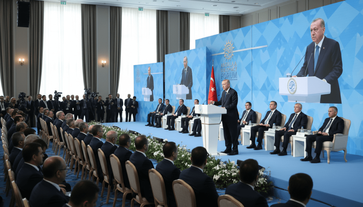 Antalya Diplomacy Forum opens as Erdogan declares Turkey key to peace