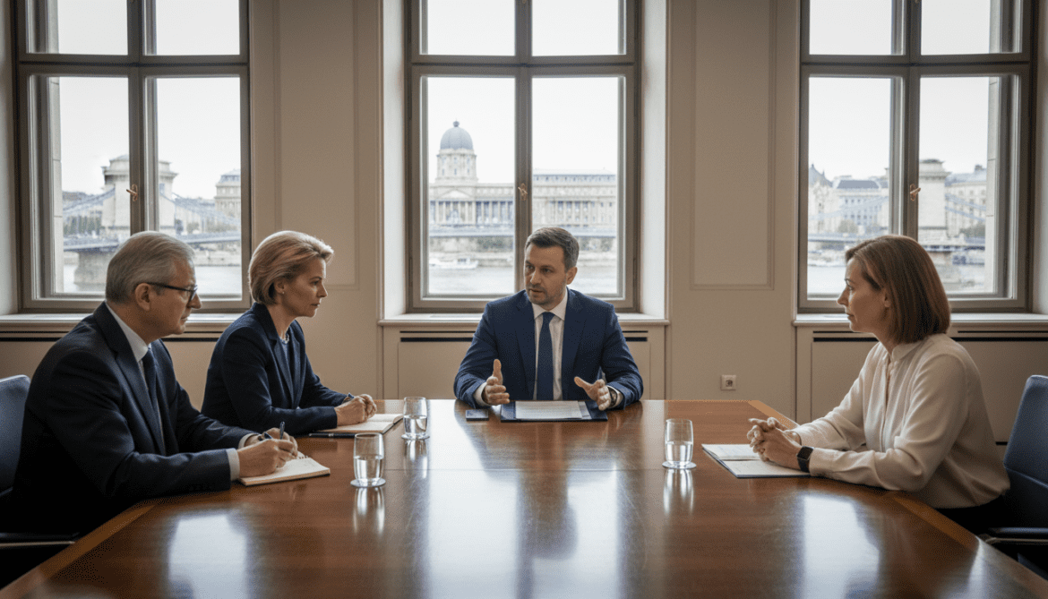 EU Commission delegation meets Péter Magyar in Budapest and discusses post-Orbán transition