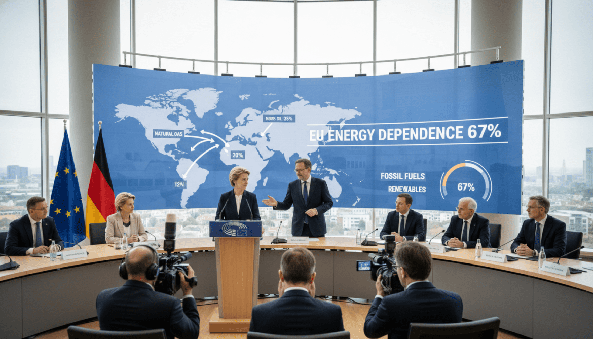 EU energy dependence remains high at 57 percent despite renewables
