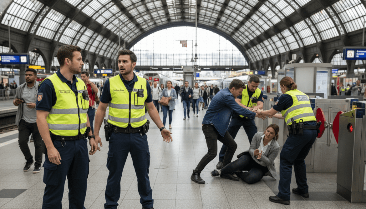 Frankfurt Hauptbahnhof security warns of rising assaults on rail staff