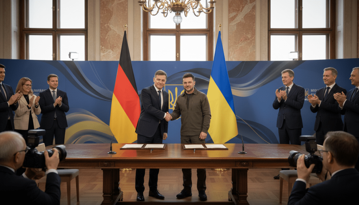 Germany and Ukraine elevate bilateral ties to strategic partnership with defense pacts
