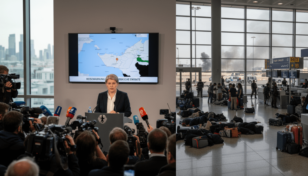 Germany issues travel warning for Dubai as attacks disrupt flights