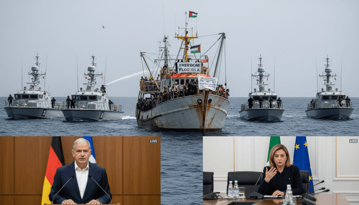 Global Sumud flotilla stopped by Israel as Germany and Italy express concern