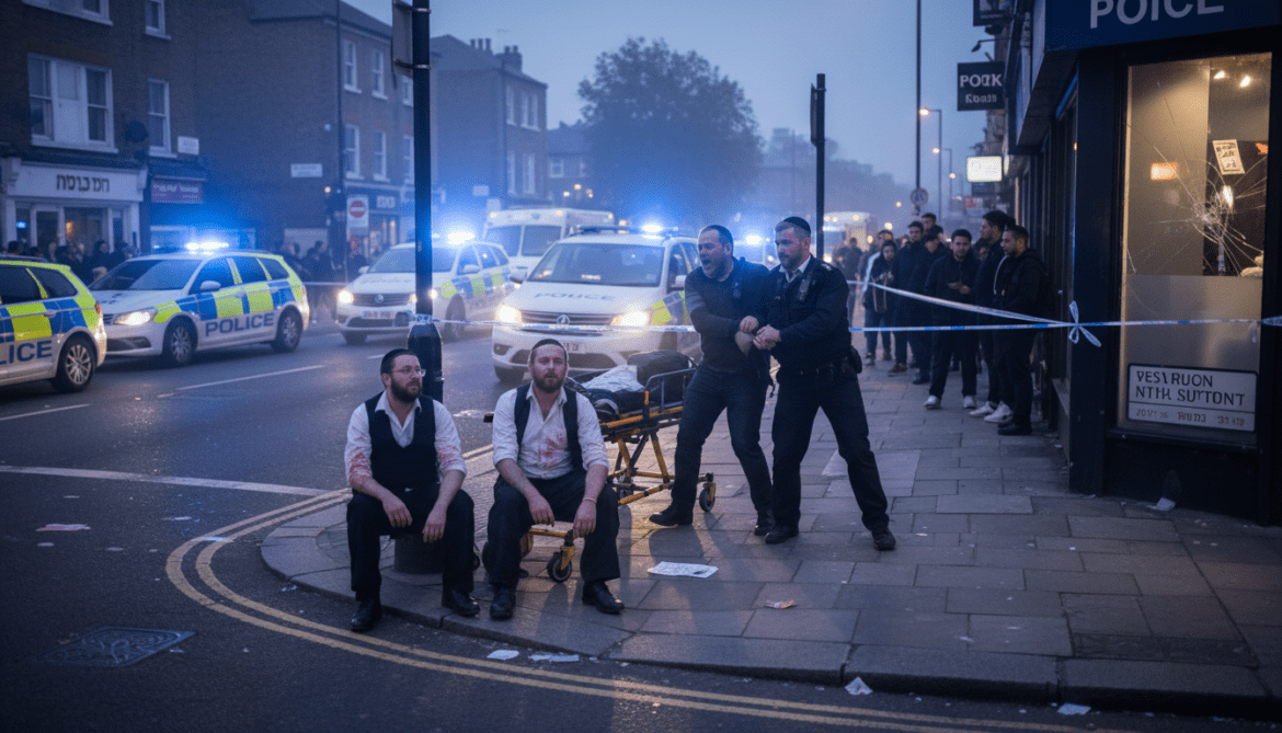 Golders Green stabbing wounds two Jewish men as police arrest 45-year-old