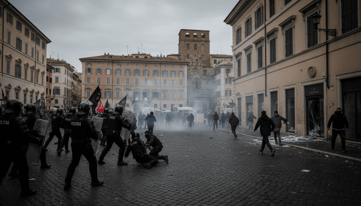 Italy's Liberation Day marred by Rome shooting and nationwide clashes