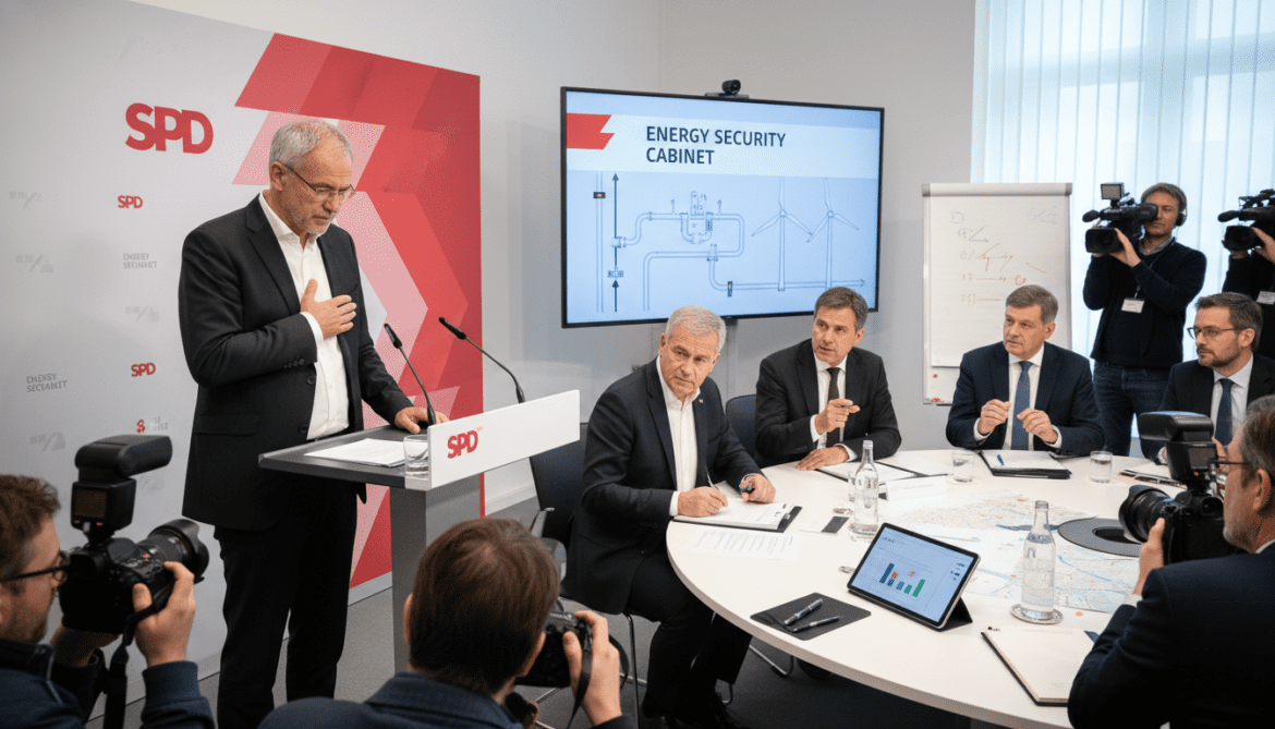 Jan van Aken cites health reasons as SPD demands energy security cabinet