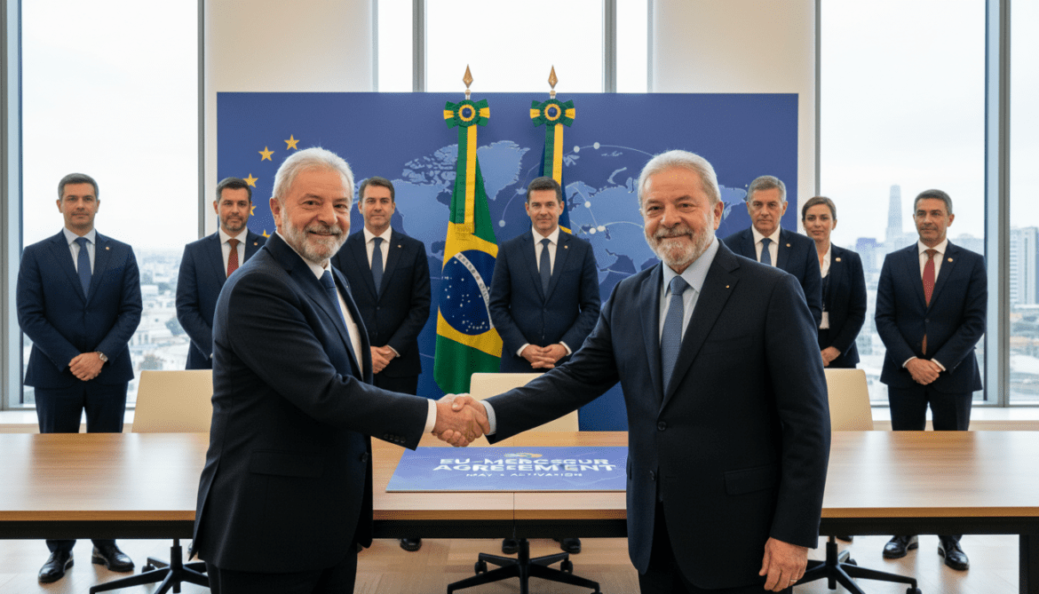 Merz meets Lula, hails EU-Mercosur deal before May 1 activation