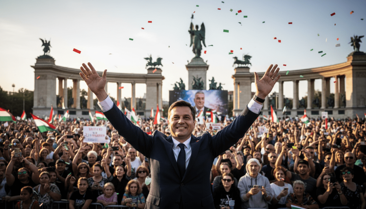Péter Magyar outlines plan for Hungary after historic victory over Viktor Orbán