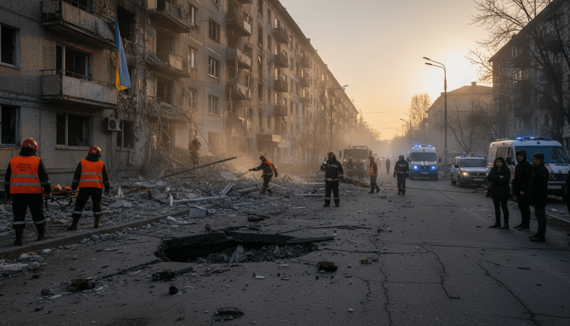 Russian airstrikes kill at least 12 in Kyiv, Odessa and Dnipro