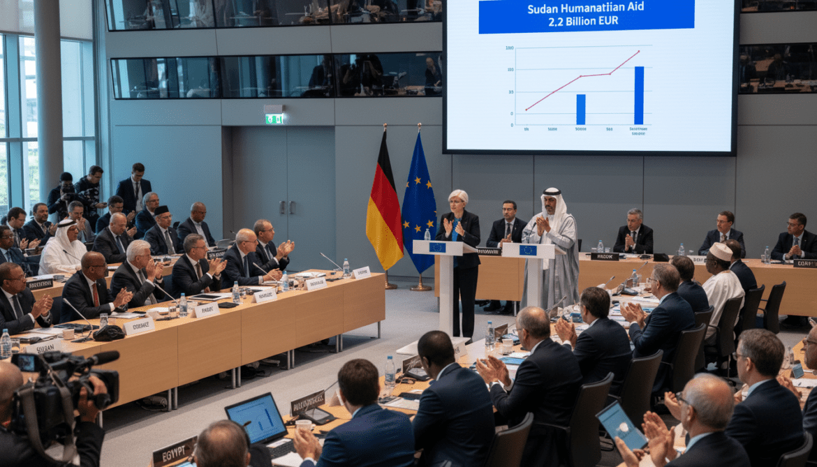 Sudan conference opens in Berlin as Germany pledges €2.2 billion humanitarian aid