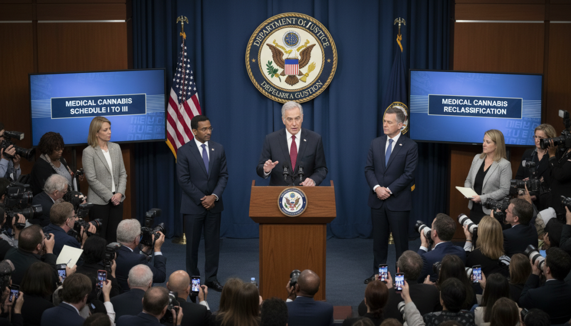 US Justice Department reclassifies medical cannabis from Schedule I to III