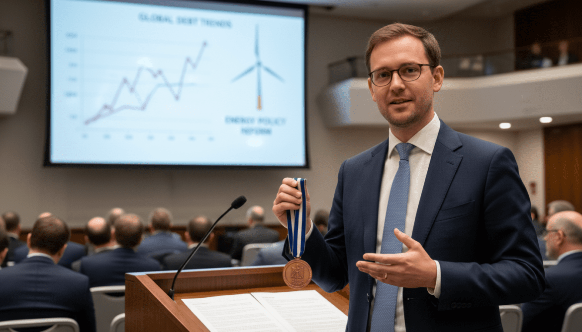 Ludwig Straub wins Clark Medal, urges debt and energy policy reforms