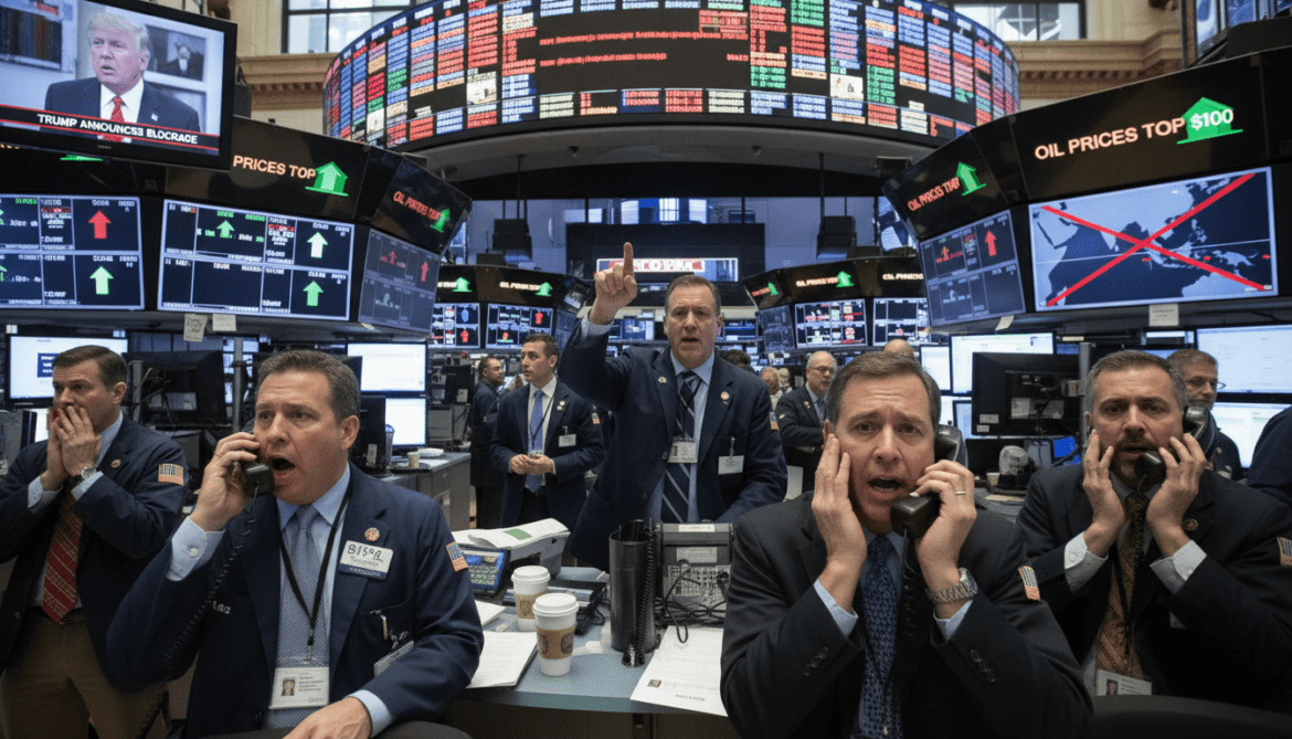 Oil prices top $100 after Trump announces Strait of Hormuz blockade