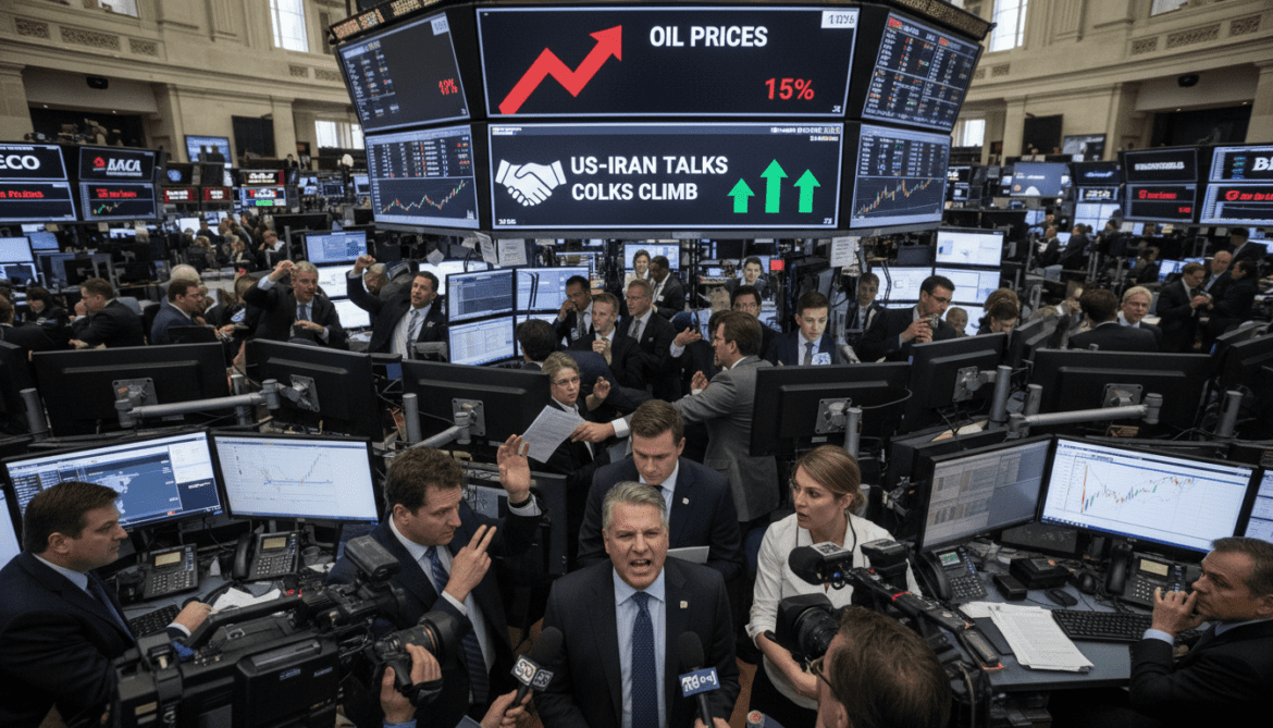 Oil prices surge after US-Iran talks collapse as bond yields climb