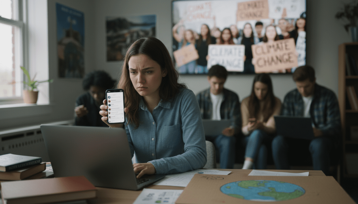 Study finds angry social media comments reduce youth climate participation