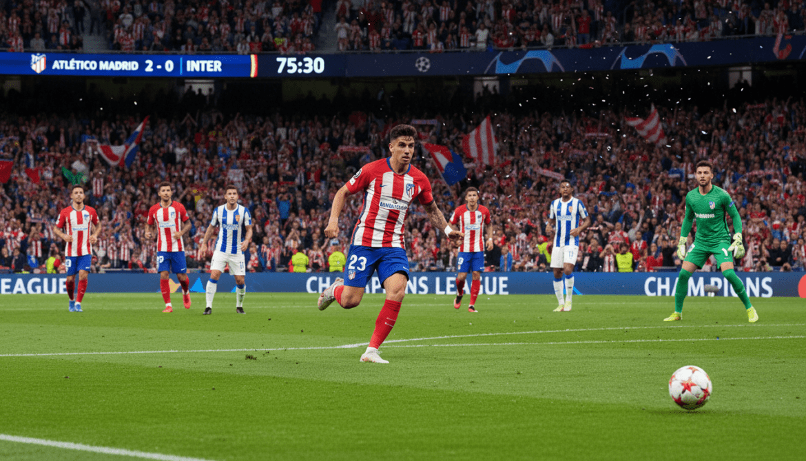 Atlético Madrid defends 2-0 Champions League lead as Giuliano Simeone shines
