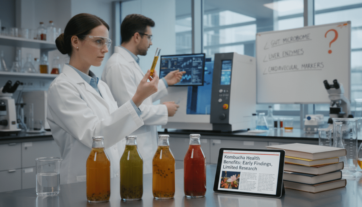 Kombucha may support gut, liver and heart health, but research is limited