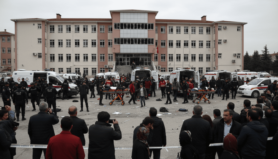 Turkey vocational high school shooting wounds 16 as attacker kills himself