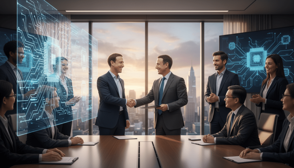 Meta and Broadcom extend custom AI processor partnership through 2029