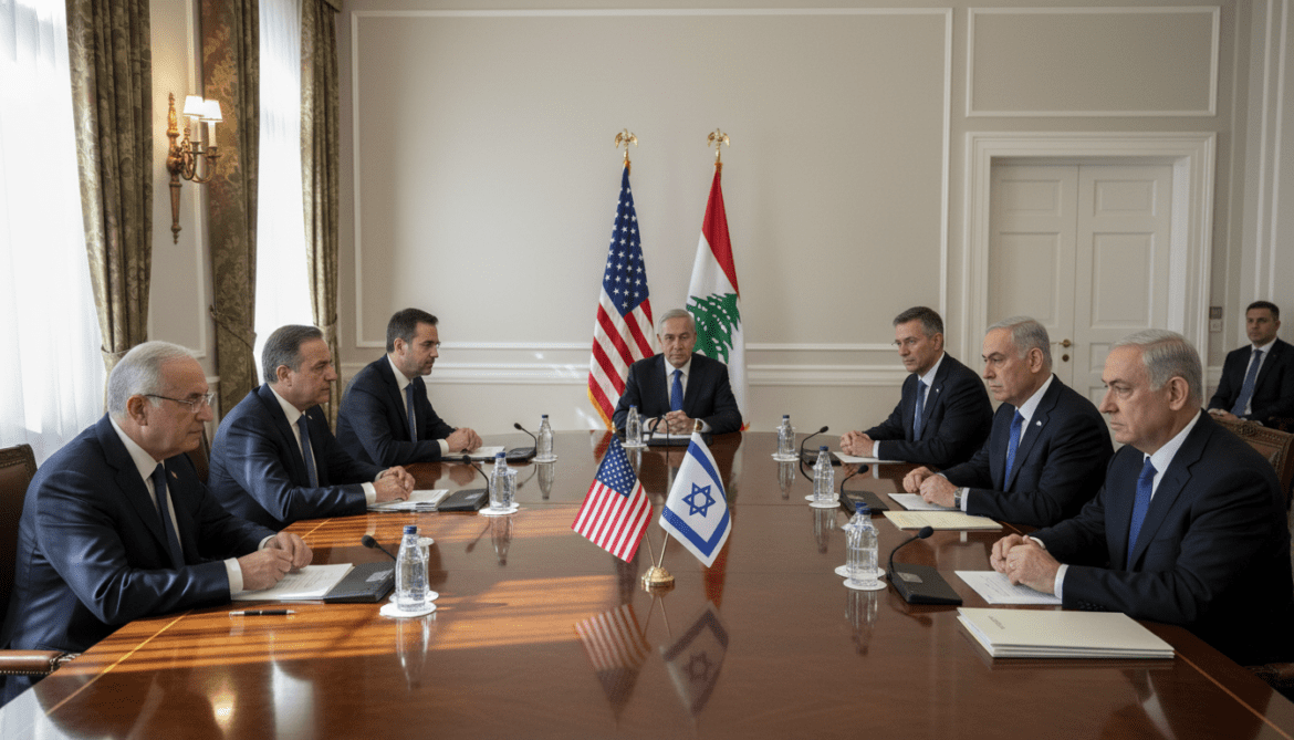 Lebanon and Israel launch direct negotiations after Washington talks