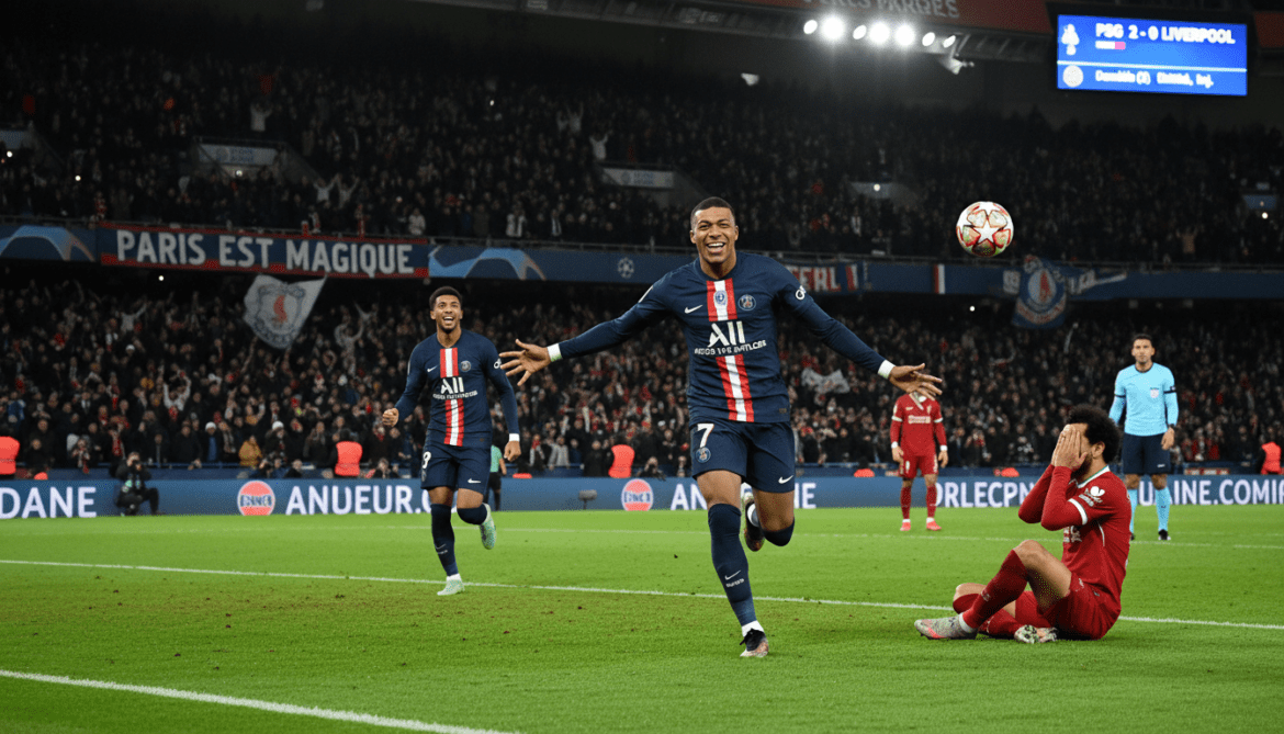 Liverpool eliminated by PSG as Dembélé scores twice and Ekitiké injured
