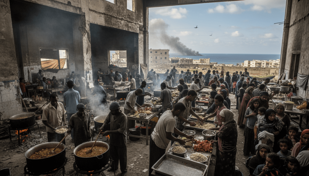 Migrant workers in Lebanon operate kitchens feeding hundreds amid Israeli attacks