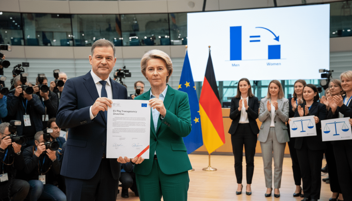 Germany must implement EU pay transparency rules, enabling gender pay claims