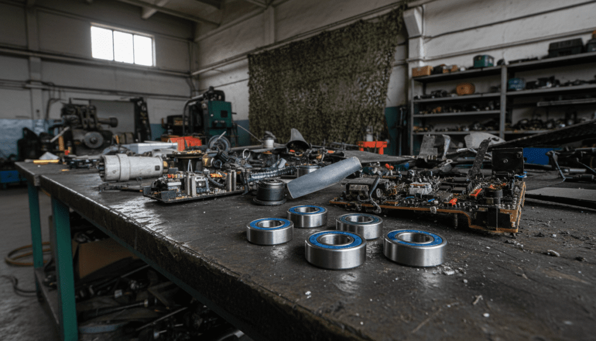 Schaeffler INA bearings discovered in Russian drones shot down near Kharkiv