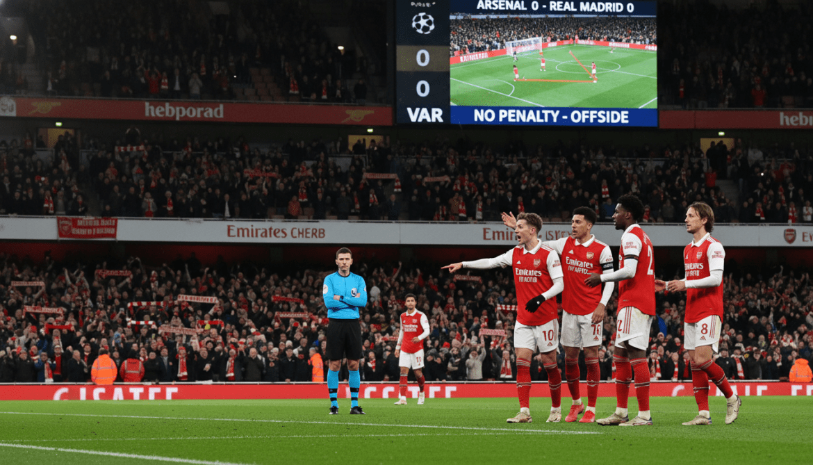 Arsenal held as VAR denies penalty ahead of Madrid semifinal