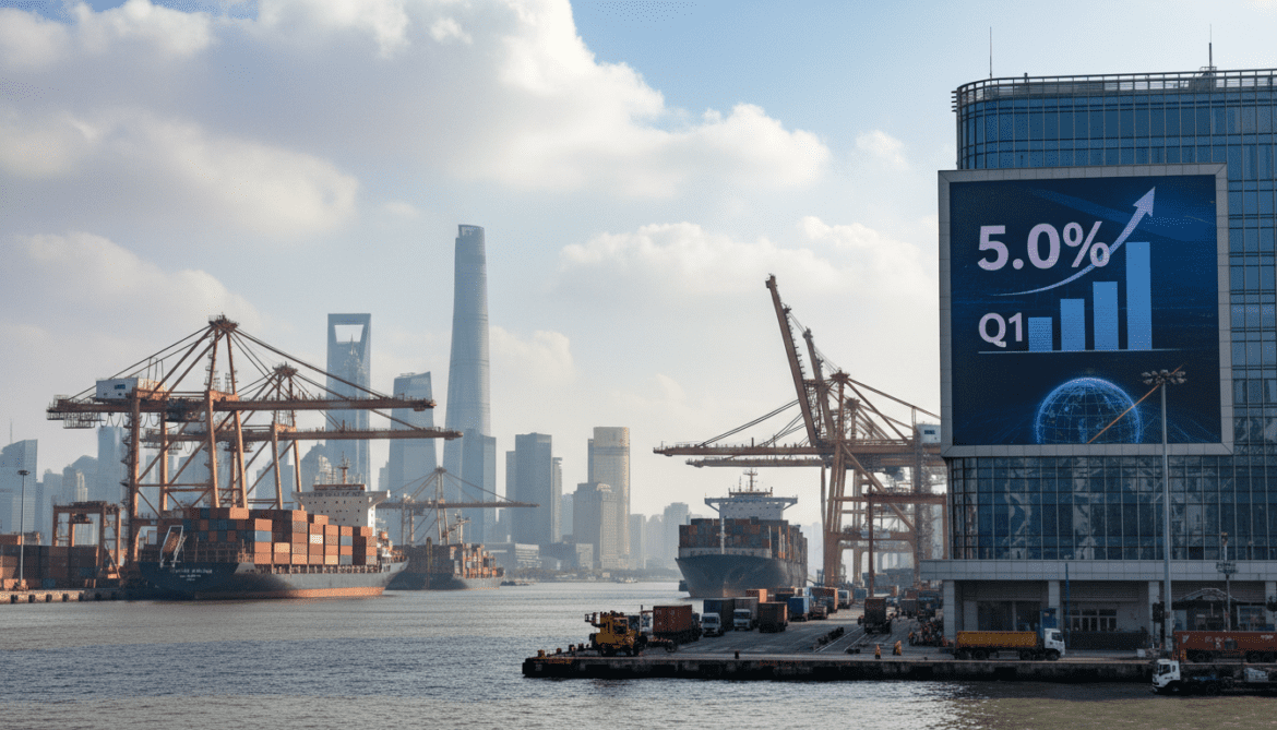 China's economy outperforms forecasts with 5.0% Q1 growth amid energy shock