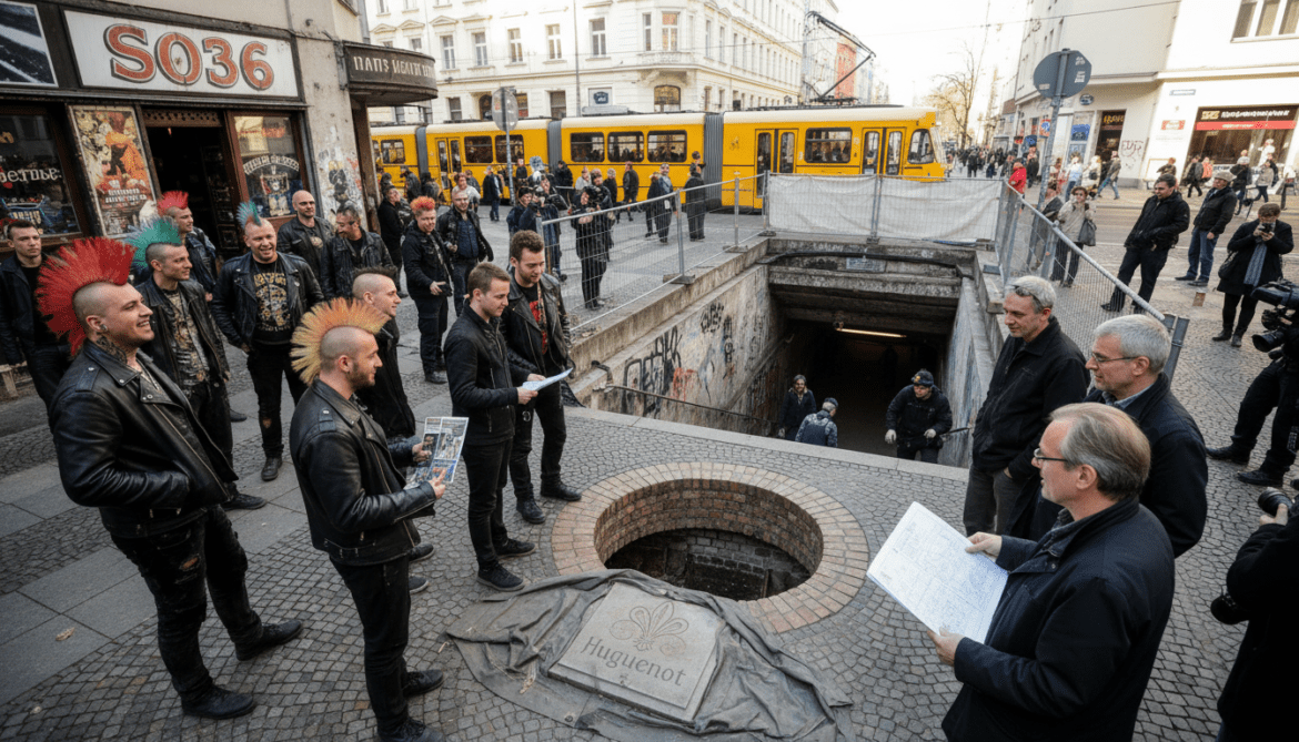 Oranienstraße reveals Huguenot roots, hidden U‑Bahn station and punk counterculture