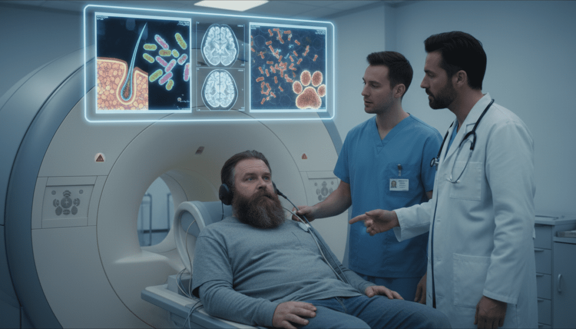 Beards Found to Harbor More Harmful Bacteria Than Dogs in MRI Study