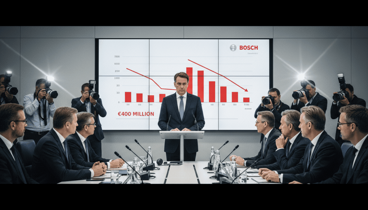 Bosch records first loss in years with €400 million after-tax deficit
