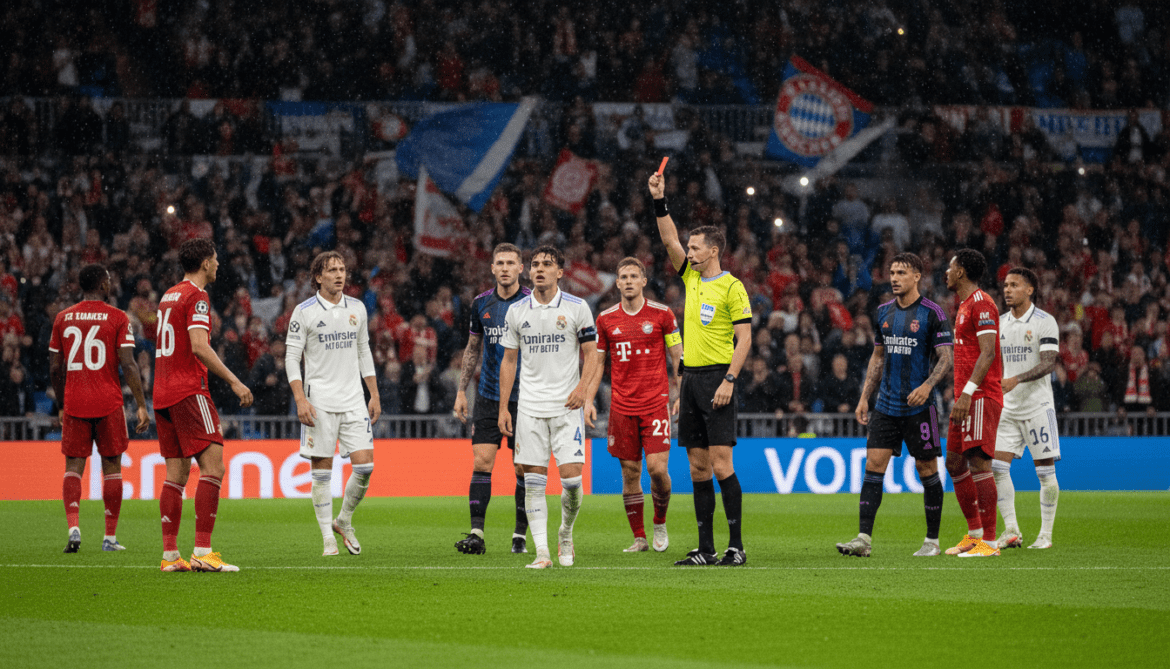 Bayern Munich beats Real Madrid in Champions League after Camavinga red card