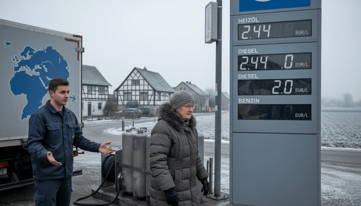 Heating oil surges 44% in Germany as diesel and petrol spike