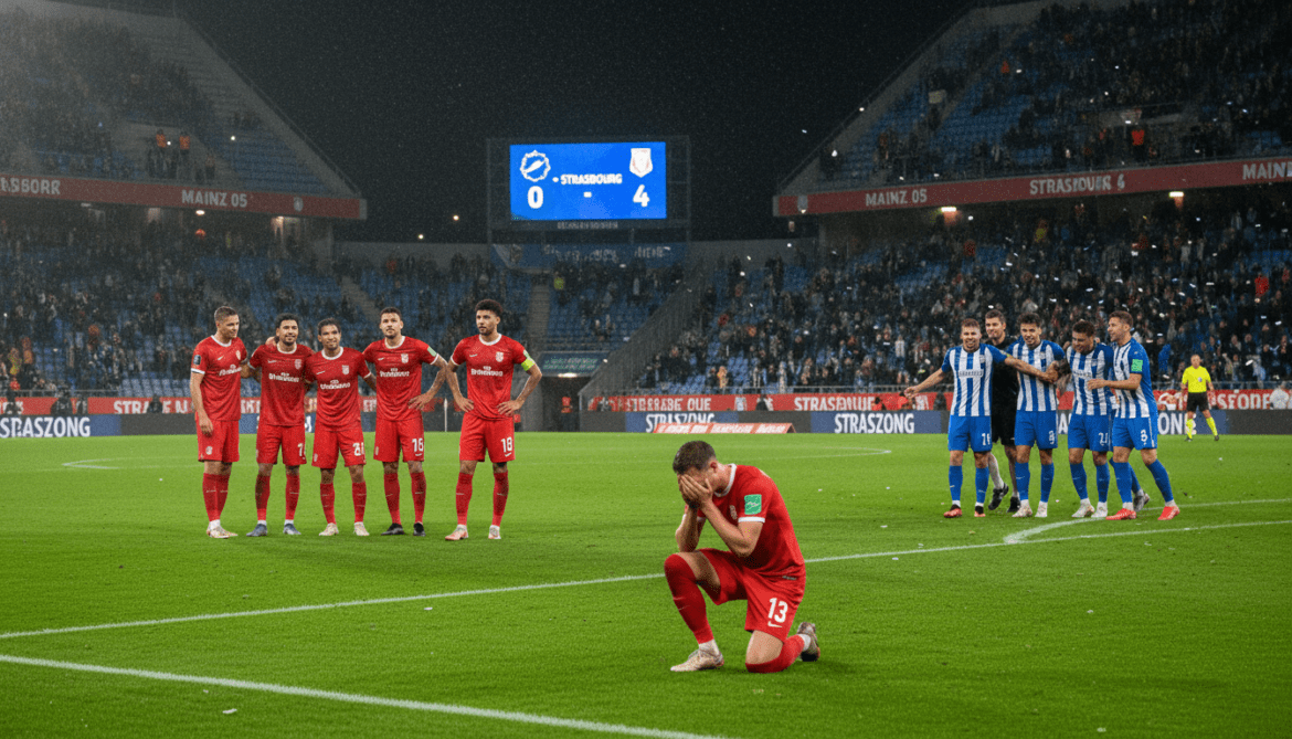 Mainz 05 Knocked Out by Strasbourg 4-0, Misses First-Ever Conference League Semi