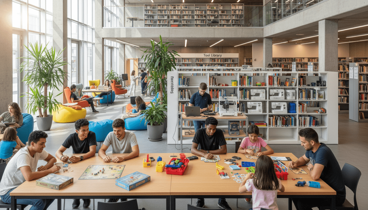 Berlin libraries offer board games, tools and welcoming spaces for readers