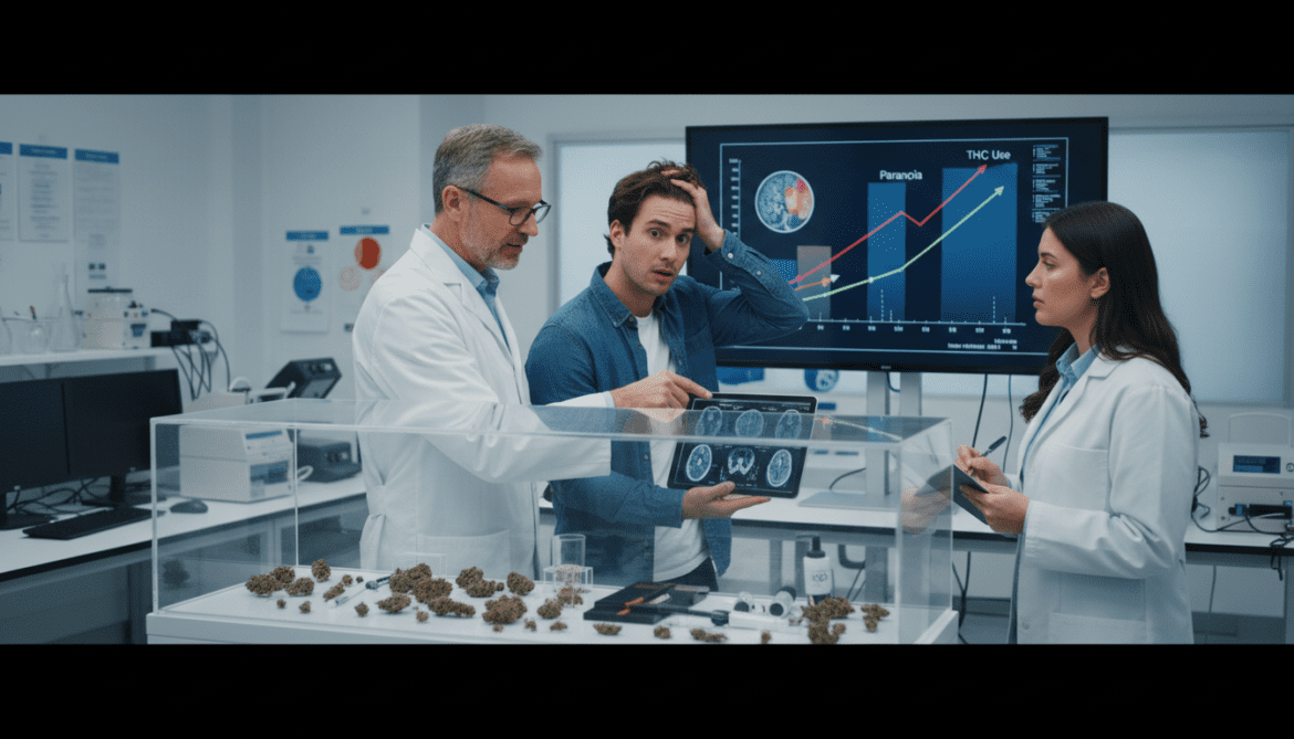 Cannabis study finds self-medication linked to increased paranoia and THC use