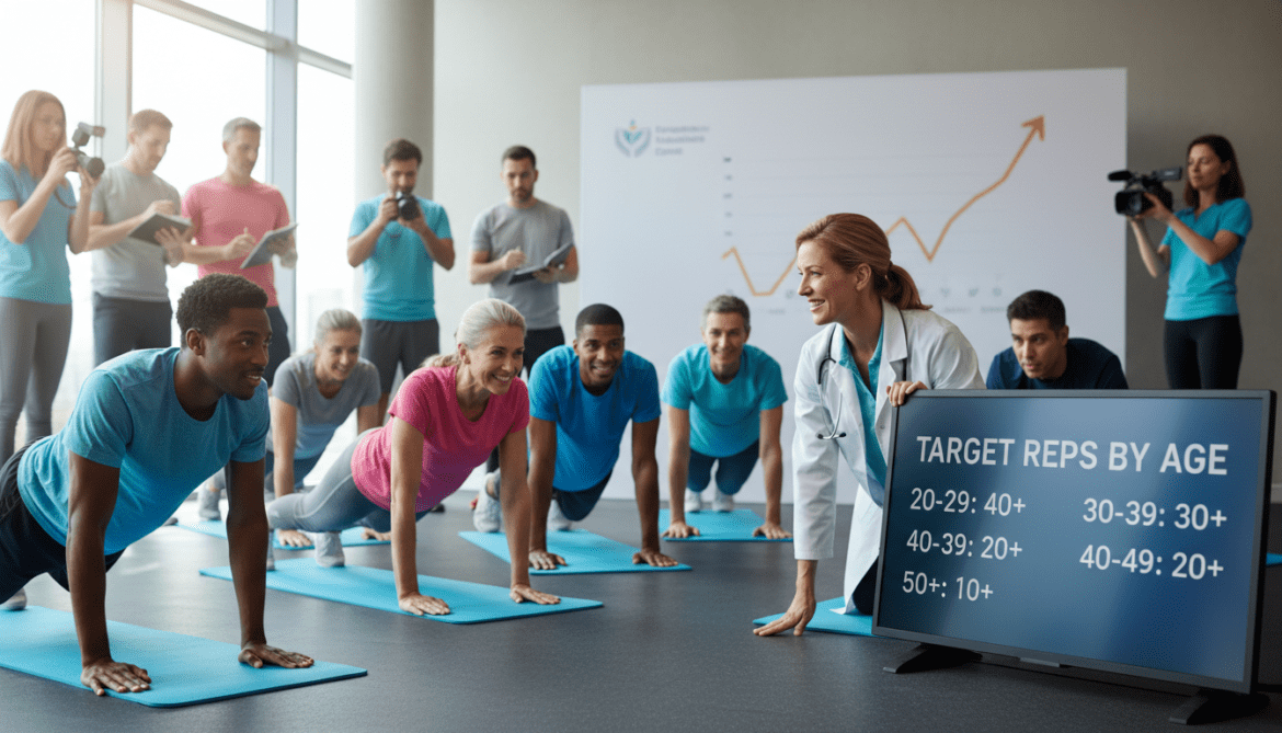 Push-ups linked to lower heart risk as experts recommend target counts by age