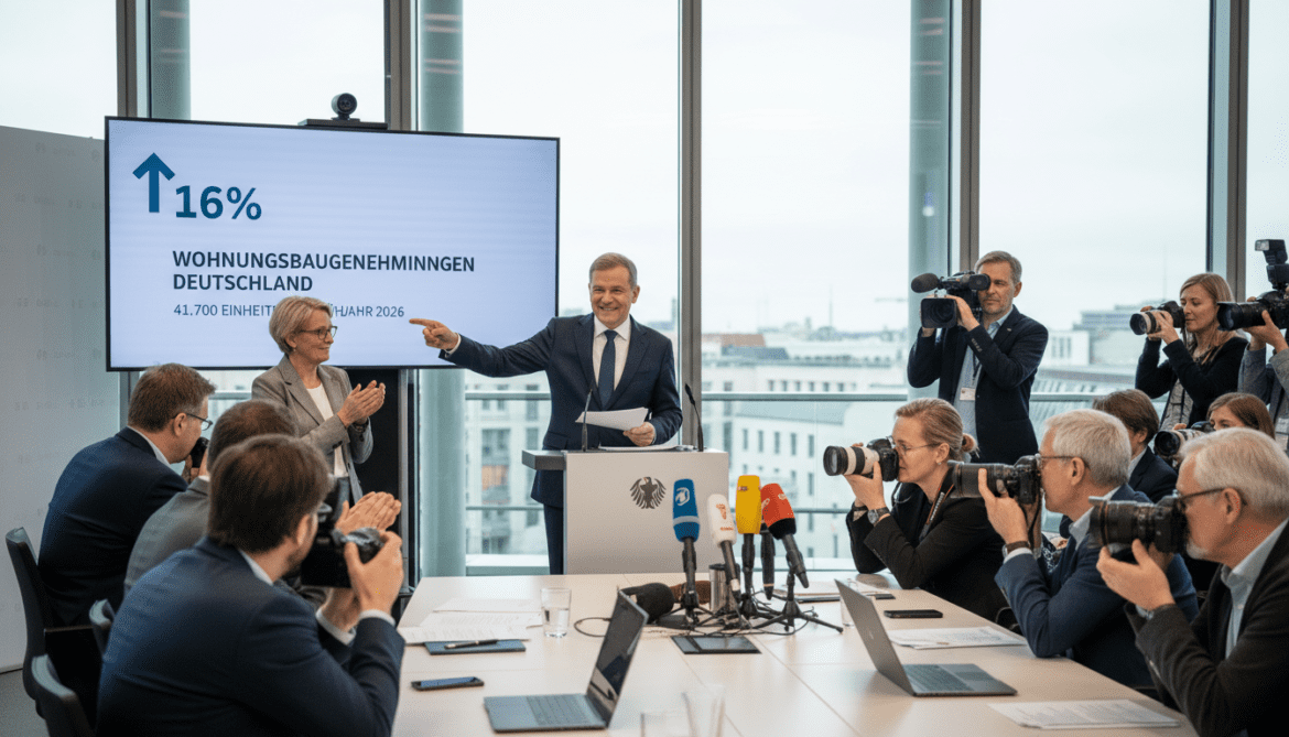 German housing permits jump 16% to 41,700 in early 2026 amid cost fears