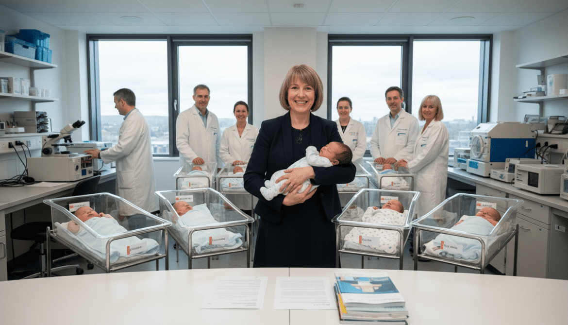 Mitochondrial donation IVF at Newcastle produces eight healthy babies in UK study