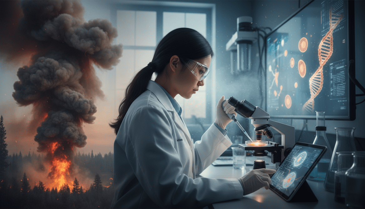 Harvard study reveals fire smoke alters immune cells and allergy genes