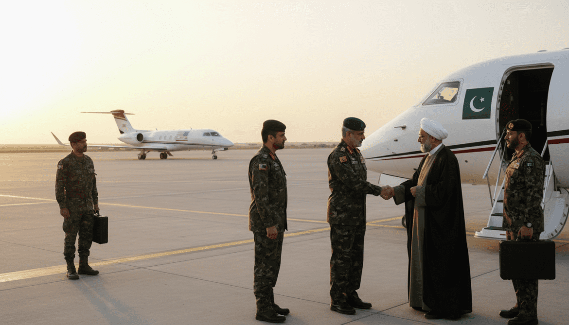 Pakistan ramps up diplomacy as Army Chief leaves Tehran for US‑Iran talks