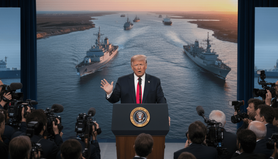 Trump warns Iran against blackmail over Strait of Hormuz, promises update