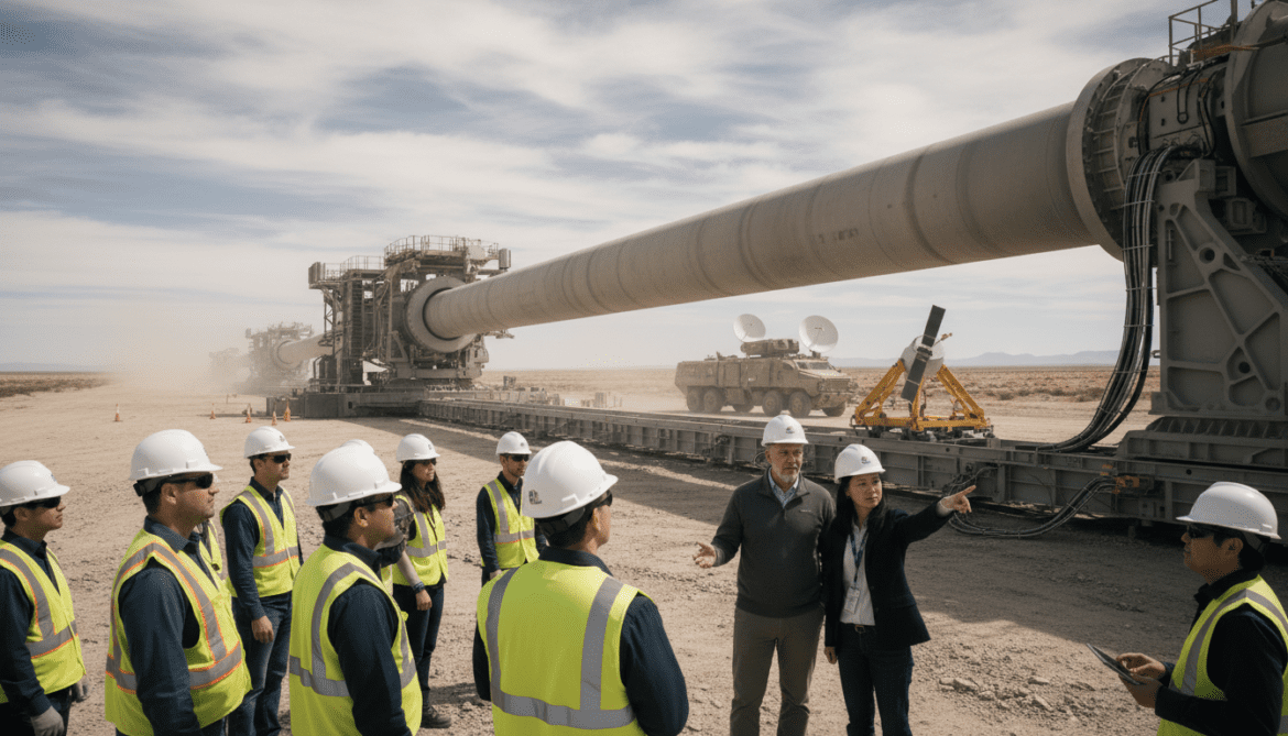 Longshot Space reveals 10-km space cannon to launch satellites supersonically