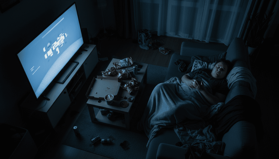 Sleeping with the TV on linked to disrupted sleep and weight gain