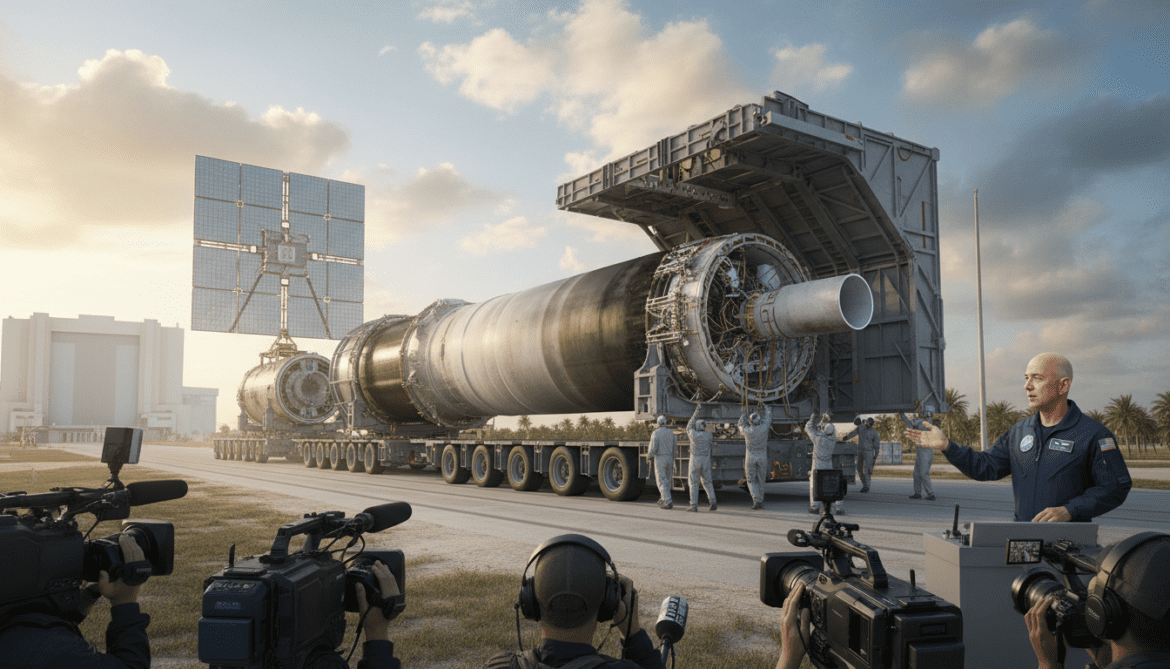 Blue Origin reuses New Glenn booster but fails to deliver AST SpaceMobile satellite