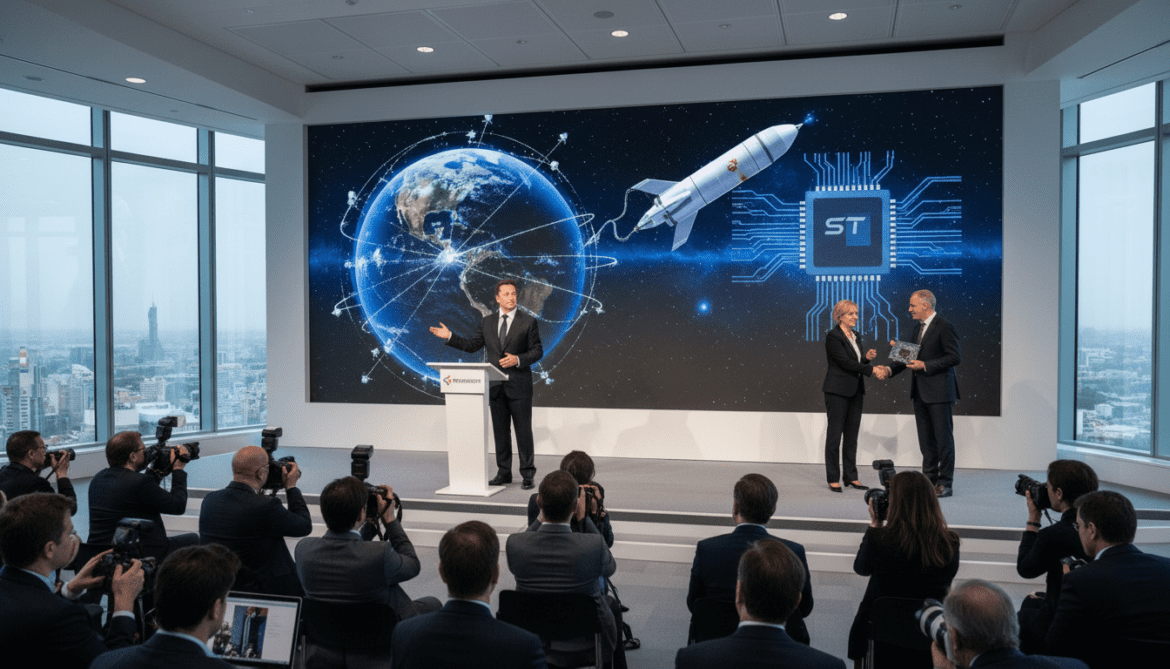 SpaceX Announces Global Satellite Mobile Network and Orbital Refueling, STMicroelectronics Profits from Starlink