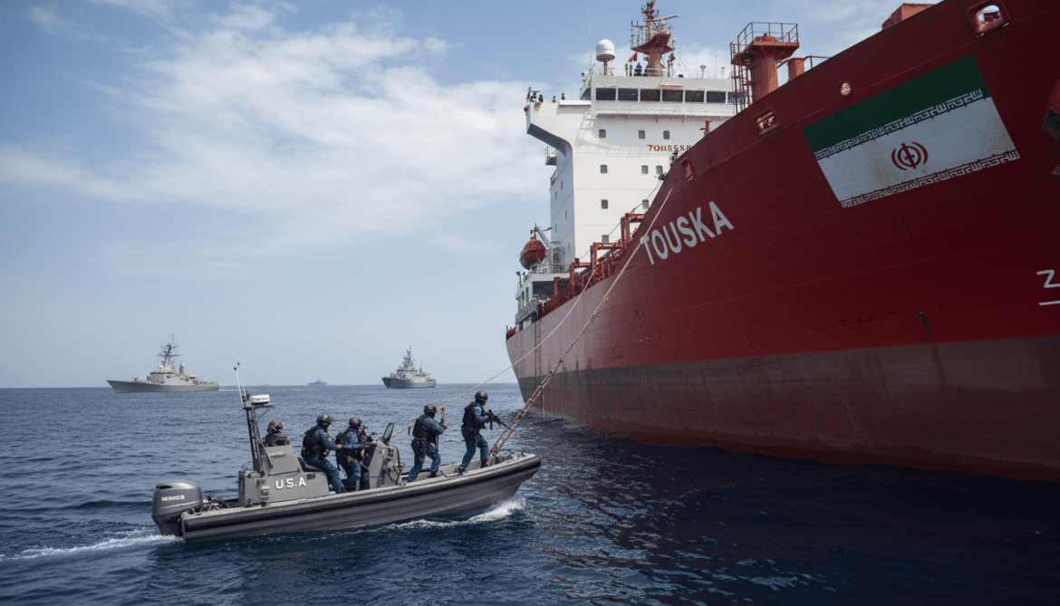 US seizes Iranian-flagged container ship Touska near Strait of Hormuz