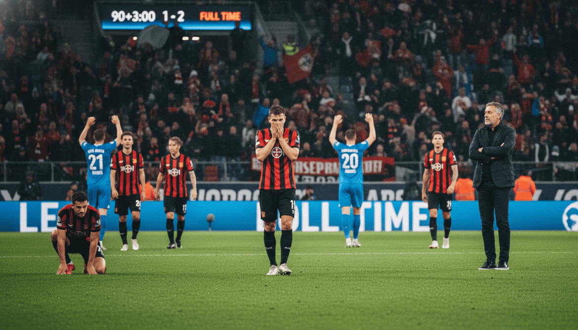 Bayer Leverkusen Suffers Late Penalty Defeat as Champions League Hopes Fade